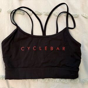 Varley Cyclebar Black Sports Bra